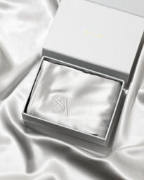 Silk Addict 100% Mulberry Silk Pillowcase Twinpack - Silver - thumbnail 5