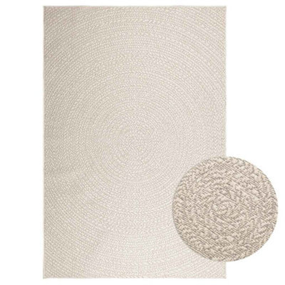 Vidaxl Rug Zizur Cream 160X230 Cm Jute Look Indoor And Outdoor - image 1