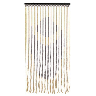 Jvl Tuscany Beaded Door Curtain, 90 X 180 Cm, Lotus - image 1