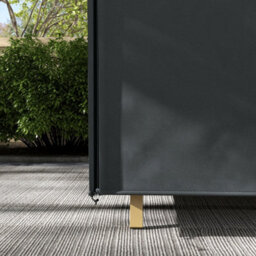 Outsunny 3 Seater Garden Swing Cover, Windproof And Anti-Uv, Black - thumbnail 9
