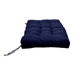 Lifeideas Outdoor Navy Blue Polyester Waterproof Benches Seat Cushion Garden Swing Chair Seat Pad Cushion - thumbnail 2