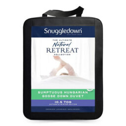 Snuggledown Hungarian Goose Down 10.5 Tog Duvet - 300 Thread Count Cotton, Breathable & Luxuriously Soft, 4 Bed Sizes - thumbnail 2