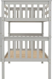 Seconique Erin Bunk Bed In Grey Can Also Be Used As Twin Beds Fits 3Ft Single Mattress - thumbnail 5