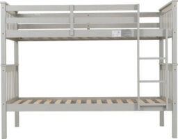 Seconique Erin Bunk Bed In Grey Can Also Be Used As Twin Beds Fits 3Ft Single Mattress - thumbnail 4