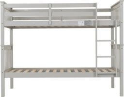 Seconique Erin Bunk Bed In Grey Can Also Be Used As Twin Beds Fits 3Ft Single Mattress - thumbnail 8