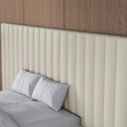 Stratus Interiors Modena Extra Wide Panelled Striped Headboard Bed Frame-Add Professional Assembly & Delivery- Small Double-Gas Lift Ottoman Storage - thumbnail 4