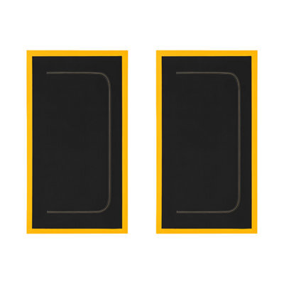 SolaDirect 2 X Dust Door With Zip 110 X 220 Cm - Dust-Barrier Doorway Curtain - Double-Sided Zip - Tape-Mount - Trim To Fit - Reusable Fabric - image 1