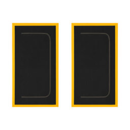 SolaDirect 2 X Dust Door With Zip 110 X 220 Cm - Dust-Barrier Doorway Curtain - Double-Sided Zip - Tape-Mount - Trim To Fit - Reusable Fabric - thumbnail 1
