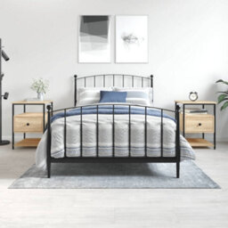 Berkfield Bedside Cabinets 2 Pcs Sonoma Oak 40X42X56 Cm Engineered Wood - thumbnail 1