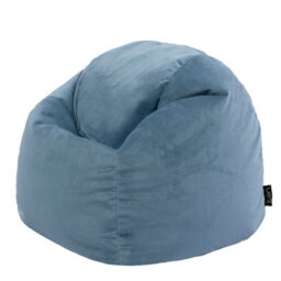 icon Kids Kingston Velvet Bean Bag Chair Mineral Blue Childrens Bean Bags