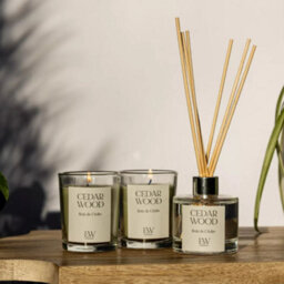 Marco Paul Scented Candles & Diffuser Gift Set - Cedar Wood