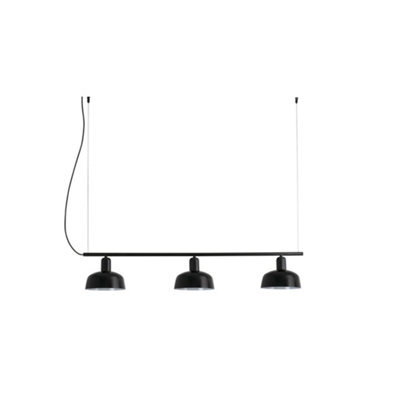 Luminosa Lighting Luminosa Tatawin Lineal Small Black Lineal Dome Pendant Lamp - image 1