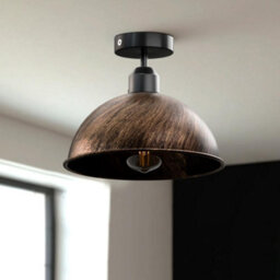Black Ceiling Rose Light Fitting 120mm Metal Round Single Outlet Cover Plate Canopy With Accessories For Chandeliers And Wall Lamp - thumbnail 7