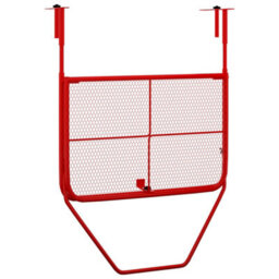 Berkfield Balcony Table Red 60X40 Cm Steel - thumbnail 5