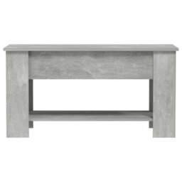 Berkfield Coffee Table Concrete Grey 101X49X52 Cm Engineered Wood - thumbnail 4