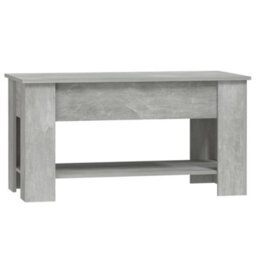 Berkfield Coffee Table Concrete Grey 101X49X52 Cm Engineered Wood - thumbnail 3