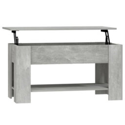 Berkfield Coffee Table Concrete Grey 101X49X52 Cm Engineered Wood - thumbnail 2