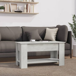 Berkfield Coffee Table Concrete Grey 101X49X52 Cm Engineered Wood - thumbnail 8