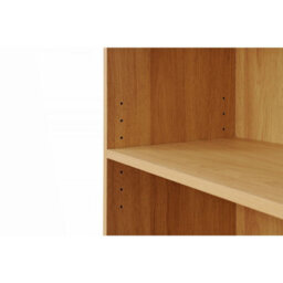 Timber Art Design 3 Tier Bookcase Wide Display Shelving Storage Unit Wood Furniture Oak - thumbnail 3