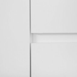 Wyld And Coco Luxe Sideboard White With Light Wood Veneer, 75 X 110 X 40 Cm, 2 Drawers + Cabinet - thumbnail 8