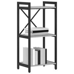 Berkfield Bookcase Grey Sonoma 40 X 30 X 83 Cm Engineered Wood - thumbnail 3