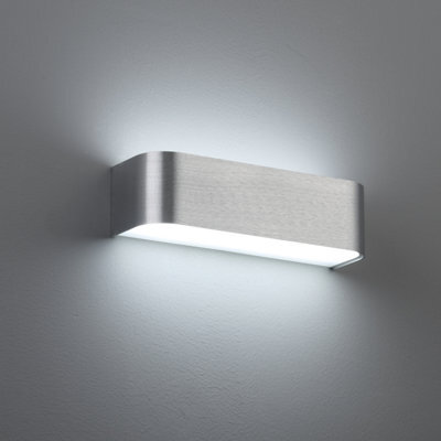 Ultra Beam Lighting Ultrabeam Brushed Aluminium Up And Down Indoor Led Wall Light 8 Watt Led 800 Lumens Width 250mm - image 1