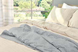 Smart Living Luxurious Zig-Zag Polyester Bedspread - Soft, Stylish, And Durable - thumbnail 6