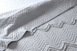 Smart Living Luxurious Zig-Zag Polyester Bedspread - Soft, Stylish, And Durable - thumbnail 3