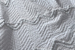 Smart Living Luxurious Zig-Zag Polyester Bedspread - Soft, Stylish, And Durable - thumbnail 4