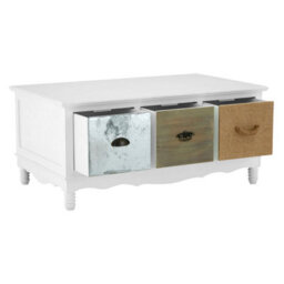 Orsina Aesthetic Coffee Table, Sturdy And Durable White Coffee Table, Aesthetic Style Wooden Cocktail Table - thumbnail 5