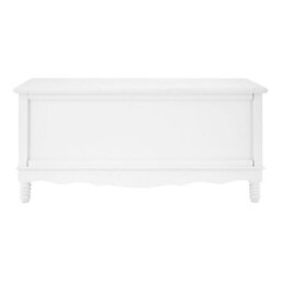 Orsina Aesthetic Coffee Table, Sturdy And Durable White Coffee Table, Aesthetic Style Wooden Cocktail Table - thumbnail 4