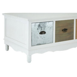Orsina Aesthetic Coffee Table, Sturdy And Durable White Coffee Table, Aesthetic Style Wooden Cocktail Table - thumbnail 7