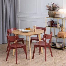 Furniture To Go Roxby Round Dining Table In Oak 105X76Cm - thumbnail 3