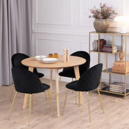 Furniture To Go Roxby Round Dining Table In Oak 105X76Cm - thumbnail 4