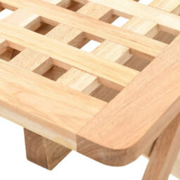 Berkfield Foldable Side Table Solid Walnut Wood 50X50X49 Cm - thumbnail 5