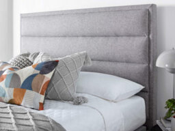 Europa Kirkby Tv Bed Frame: Upholstered Grey Fabric With Hidden Tv Ottoman Storage - thumbnail 5