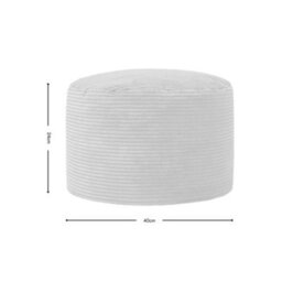 icon Milano Beanbag Footstool Corduroy Sage Green - thumbnail 6