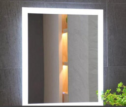 Deenz Hd Quality Led Bathroom Mirror Lights Touch Switch Sensor Demister Pad Mirrors Border Lighting (70X50Cm) - thumbnail 3