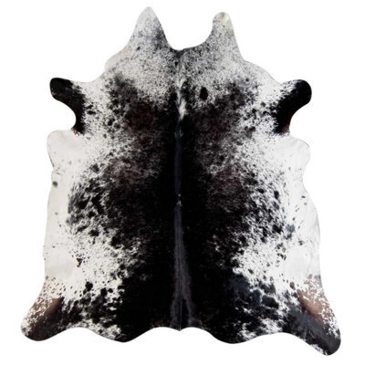 Eastern Counties Leather Rare Exotic Cowhide Leather Rug Salt & Per (One Size) - image 1