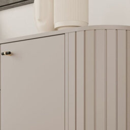 Modern Sideboard Cabinet Storage Unit Soft Close Metal Legs Cashmere - thumbnail 4