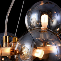 Luminosa Lighting Luminosa Dallas Ceiling Pendant Lamp Gold, 25 Light, G9 - thumbnail 6