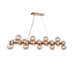 Luminosa Lighting Luminosa Dallas Ceiling Pendant Lamp Gold, 25 Light, G9 - thumbnail 4