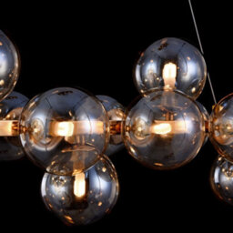 Luminosa Lighting Luminosa Dallas Ceiling Pendant Lamp Gold, 25 Light, G9 - thumbnail 7