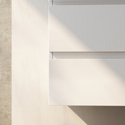 Probaty Bathrooms Vanity Unit Glossy White Mdf,500X385X450mm,wall Mounted,detachable,2 Drawers With Ceramic Basin - thumbnail 6