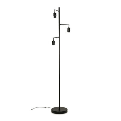Valuelights Balboa Matt Black 3 Arm Floor Lamp Base - image 1