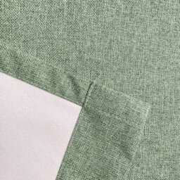 "Enhanced Living Dallas 100% Blackout Thermal Green Curtains With 3"" Tape Top Header (Pair) - 90X90 Inch (229X229Cm)" - thumbnail 5