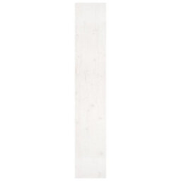 Berkfield Book Cabinet/room Divider White 80X30X167.4 Cm Solid Wood Pine - thumbnail 6
