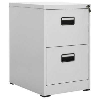 Vidaxl Filing Cabinet Light Grey 46X62X72.5 Cm Steel - image 1