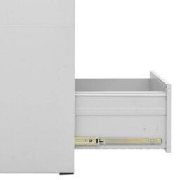 Vidaxl Filing Cabinet Light Grey 46X62X72.5 Cm Steel - thumbnail 7
