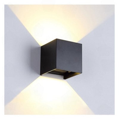 Amorly Single Pack Black 12W Plug In Wall Lamp, Adjustable Angle Indoor Wall Sconce For Bedroom, Hallway, Living Room And Porch - image 1